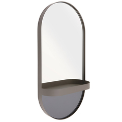 Зеркало Oval, 30,5х60х10,5 см, коричневое Remember XWS03