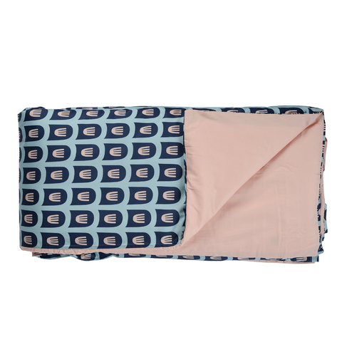 Комплект постельного белья двуспальный из сатина цвета пыльной розы с принтом Blossom time Tkano TK19-DC0016