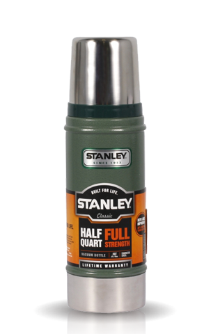 

Термос Stanley Legendary Classic (0,47 литра) темно-зеленый 10-01228-027