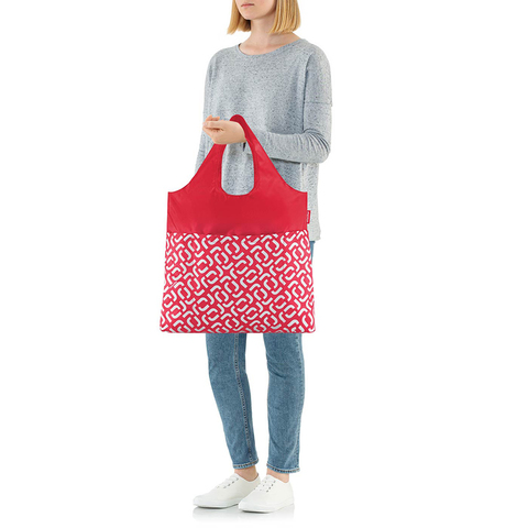 Сумка складная Reisenthel Mini maxi shopper plus signature red AV3070