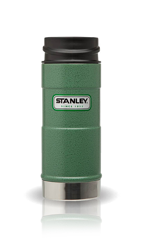

Термокружка Stanley Classic (0,35 л.) 1-Hand, темно-зеленая 10-01569-005