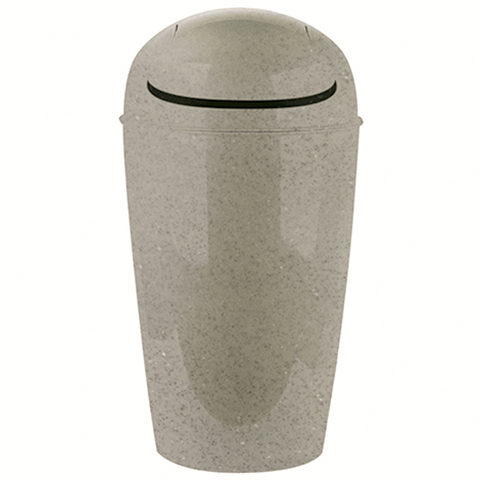 Корзина для мусора с крышкой Del, 30 л, Organic, песочная Koziol 1449121