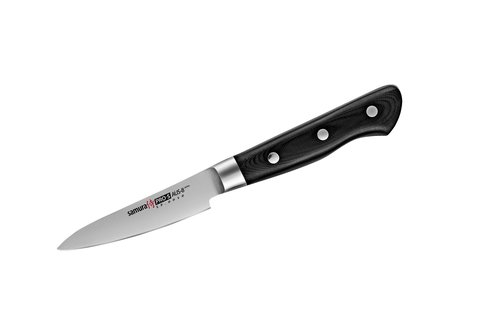 Нож кухонный стальной овощной Samura PRO-S SP-0010/K