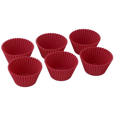 Набор из 6 силиконовых форм для приготовления кексов Cupcake Silikomart 25.420.01.0165