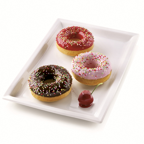 Форма для приготовления пончиков Donuts 18 х 33 см силиконовая Silikomart 26.170.71.0065