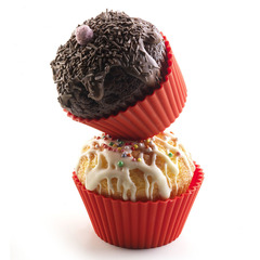 Набор из 6 силиконовых форм для приготовления кексов Cupcake Silikomart 25.420.01.0165