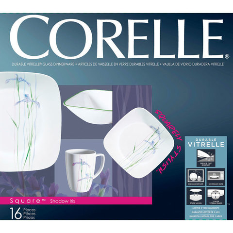 Набор посуды 16 предметов Corelle Shadow Iris 1085645