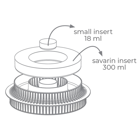 Форма для приготовления тортов и пирожных Multi-Inserto Round Silikomart 20.405.13.0065