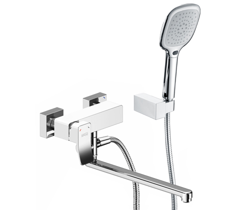 

Aller 1062LWHITE Смеситель для ванны с длинным изливом WasserKRAFT Серия Aller 1060WHITE