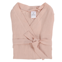Халат из умягченного льна розово-пудрового цвета из коллекции Essential, размер S Tkano TK19-BR0001