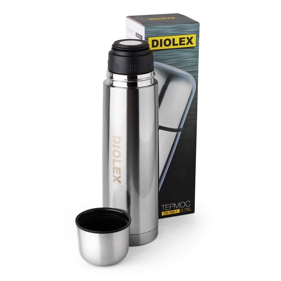 

Термос 1л Diolex (из нержавеющей стали с узким горлом) DX-1000-1