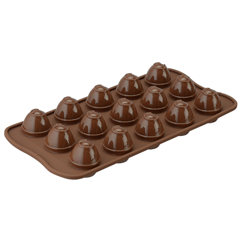 Форма для приготовления конфет Choco Spiral силиконовая Silikomart 22.152.77.0165