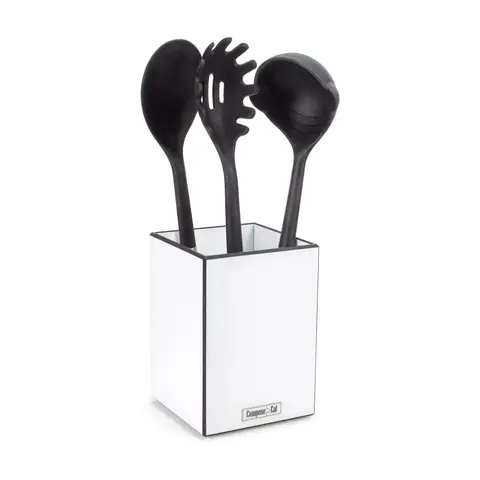 Подставка для кухонных принадлежностей White & Black 12*12*18 ComposeEat Fashion арт. PDG121018OA6