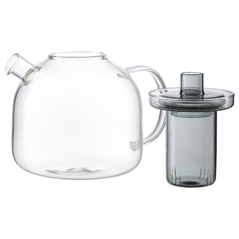 Чайник стеклянный, 750 мл, серый Smart Solutions