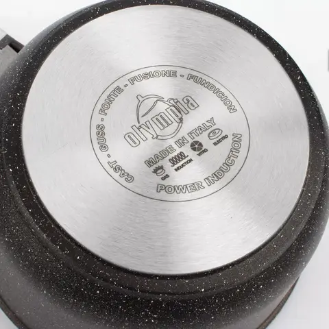 Ковш кухонный для индукционной плиты с антипригарным покрытием 16 см Hard Cook Fix Induction OLYMPIA арт. 205.16IND