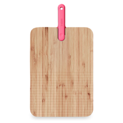 Доска разделочная из бамбука с ножом для нарезки 43х24х2.4 см TREBONN Chopping boards and Knives, арт. 1120101