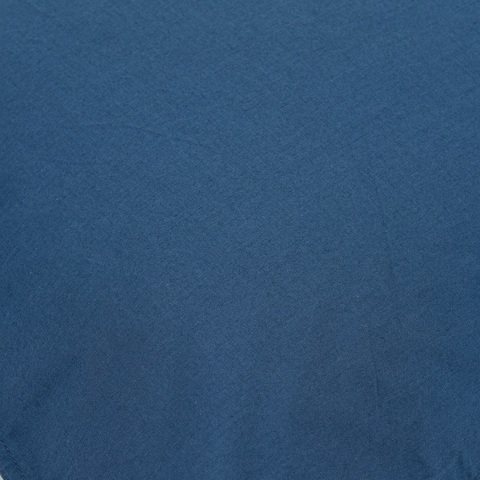 Простыня темно-синего цвета из органического стираного хлопка из коллекции Essential, 180х270 см Tkano TK20-SHI0001