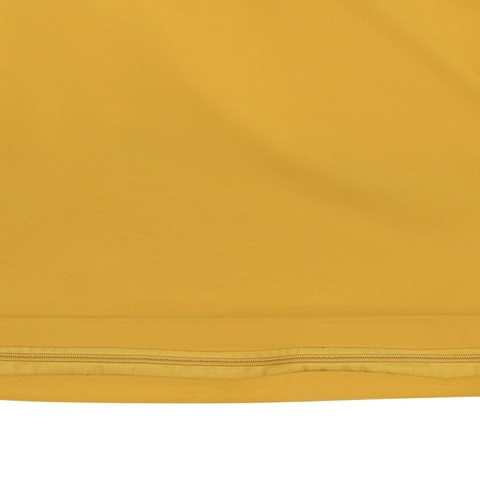 Комплект постельного белья двуспальный горчичного цвета из органического стираного хлопка из коллекции Essential Tkano TK20-BLI0003