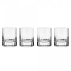 Набор из 4 стаканов для виски DOF 335 мл LUIGI BORMIOLI Bach арт. A10823GTY021990