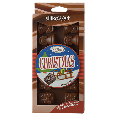 Форма для приготовления конфет Christmas силиконовая Silikomart 22.106.77.0065