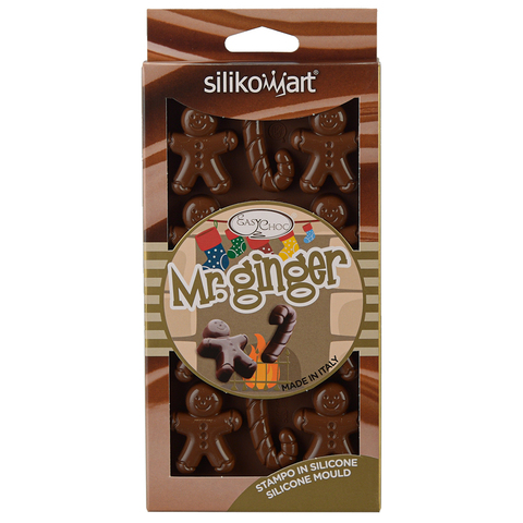 Форма для приготовления конфет Mr Ginger силиконовая Silikomart 22.112.77.0065