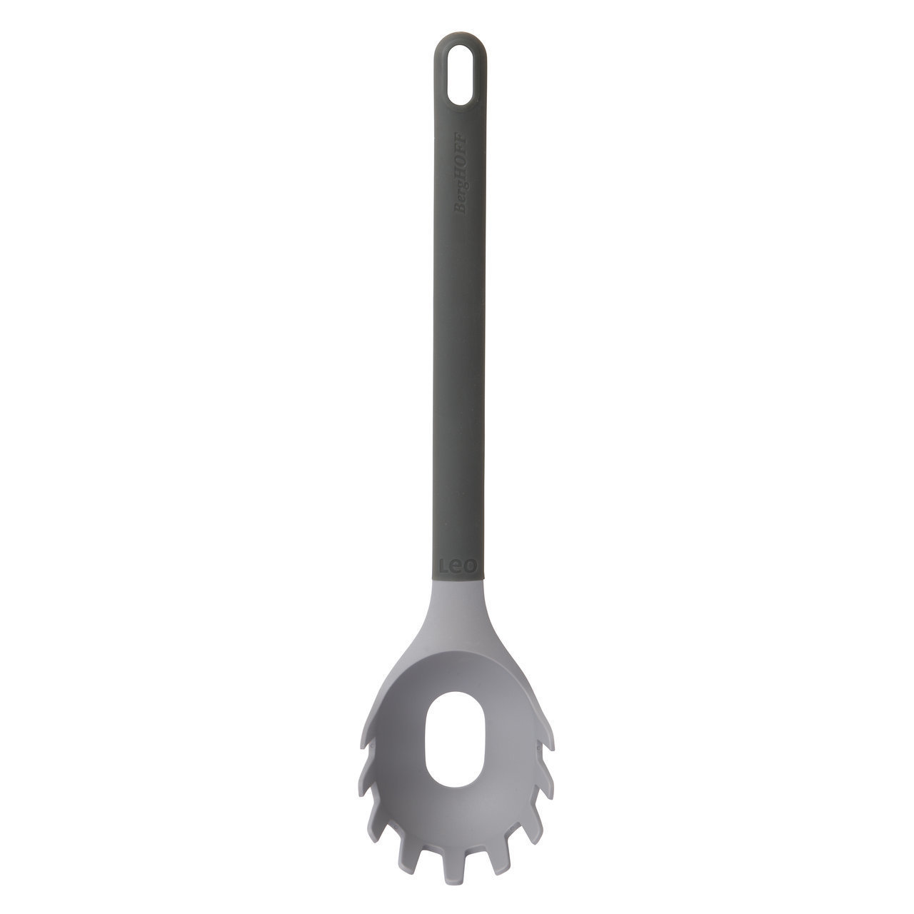 

Сервировочная ложка для спагетти нейлоновая 31см Leo (серая) BergHOFF 3950100