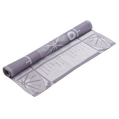 Салфетка из хлопка фиолетово-серого цвета с рисунком Ледяные узоры, New Year Essential, 53х53см Tkano TK21-NA0013