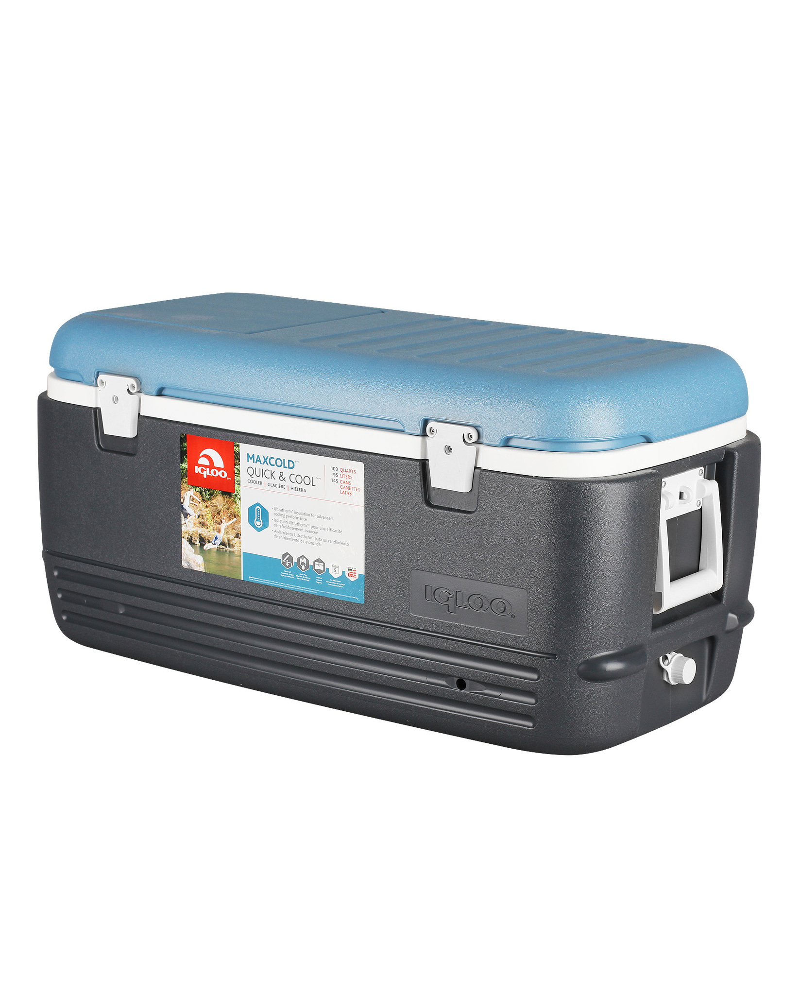 

Изотермический контейнер (термобокс) Igloo MaxCold 100 темно-синий 49496