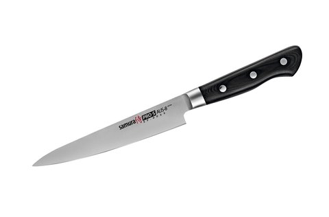 Нож кухонный стальной универсальный Samura PRO-S SP-0023/K