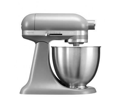 

Миксер планетарный бытовой 3,3л KitchenAid MINI (3 насадки, 1 чаша) (Серый матовый) 5KSM3311XEFG