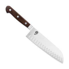 Нож кухонный Сантоку 18 см BERGER CUTLERY Classic Smoked Oak арт. BC210916
