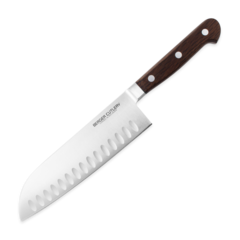 Нож кухонный Сантоку 18 см BERGER CUTLERY Classic Smoked Oak арт. BC210916