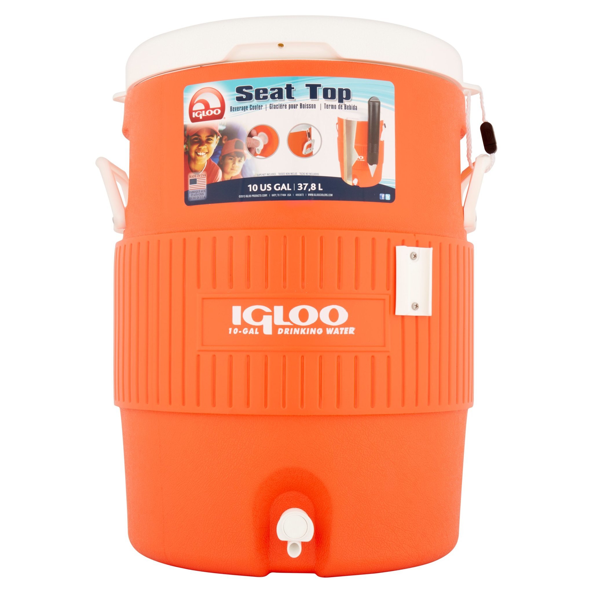 

Изотермический контейнер (термобокс) Igloo 10 Gal Orange, 37,5L 42021