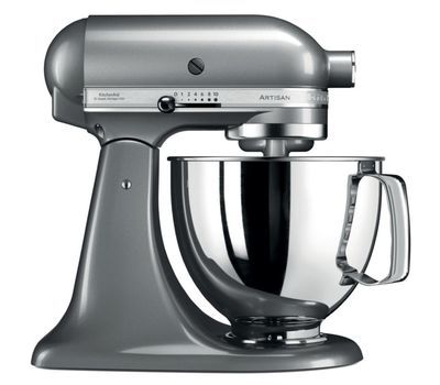 

Миксер планетарный бытовой 4,83л KitchenAid (3 насадки) (Серебристый) 5KSM125ECU