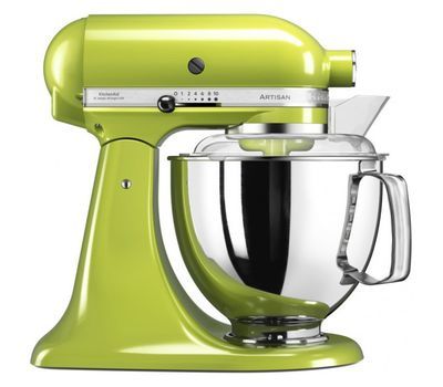 

Миксер планетарный бытовой 4,83л KitchenAid (4 насадки, 2 чаши) (Зеленое яблоко) 5KSM175PSEGA