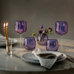 Набор бокалов Aurora, 370 мл, фиолетовый, 4 шт. LSA International G1621-13-887