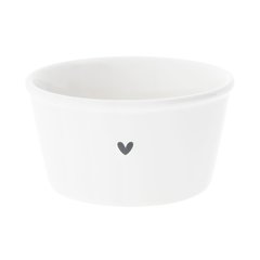 Салатник White Paperlook Нeart Black Bastion Collections RJ/BOWL 501 BL