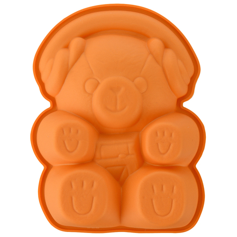 Форма для приготовления пирожного Teddy Bear 12,5 х 16 см силиконовая Silikomart 20.803.64.0060