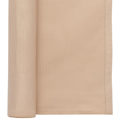 Салфетка сервировочная жаккардовая бежевого цвета из хлопка с вышивкой из коллекции Essential, 53х53 см Tkano TK21-NA0007