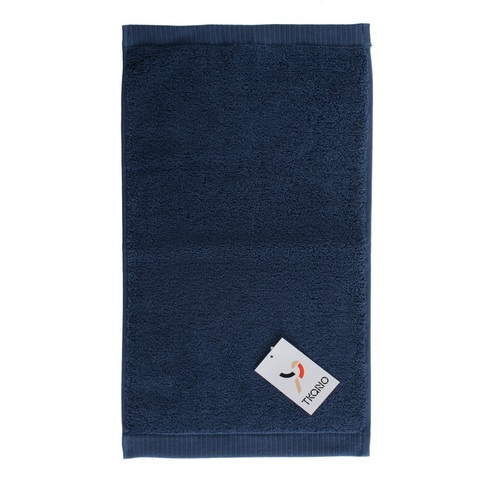 Полотенце для лица 50х30 темно-синего цвета Tkano TK18-BT0003