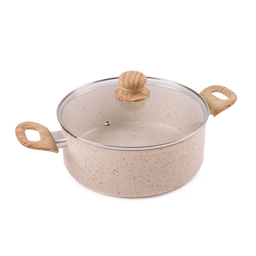 

Сковорода с мраморным покрытием 24см Endever Stone-Beige-24