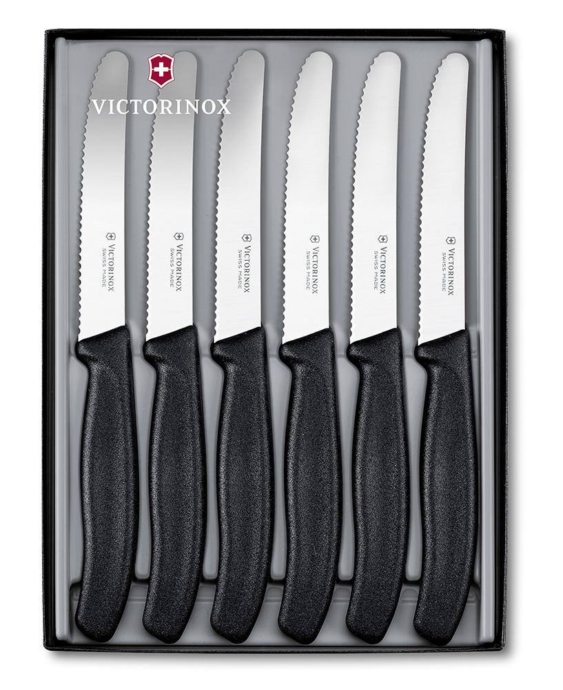 

Набор Victorinox кухонный, 6 предметов волнистое, черный 6.7333.6G