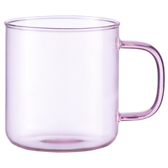 Чашка стеклянная, 350 мл, розовая Smart Solutions