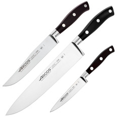 Набор из 3 кухонных стальных ножей ARCOS Riviera арт. 2336/2306/2302