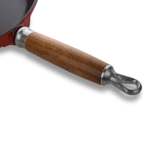 Сковорода чугунная с деревянной ручкой 26см (1,5л) INVICTA Rubis арт. 301260