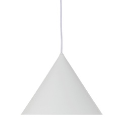 Лампа подвесная Benjamin XL, белая матовая, белый шнур Frandsen 1532_66001