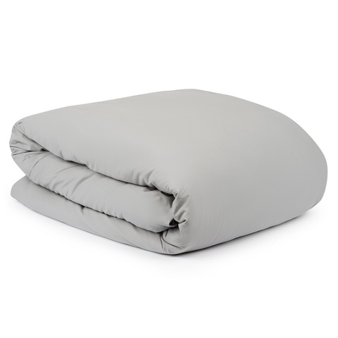Комплект постельного белья двуспальный серого цвета из органического стираного хлопка из коллекции Essential Tkano TK20-BLI0002