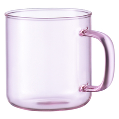 Чашка стеклянная, 350 мл, розовая Smart Solutions