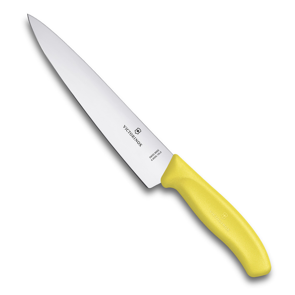 

Нож Victorinox разделочный 19 см, желтый, в картонном блистере 6.8006.19L8B