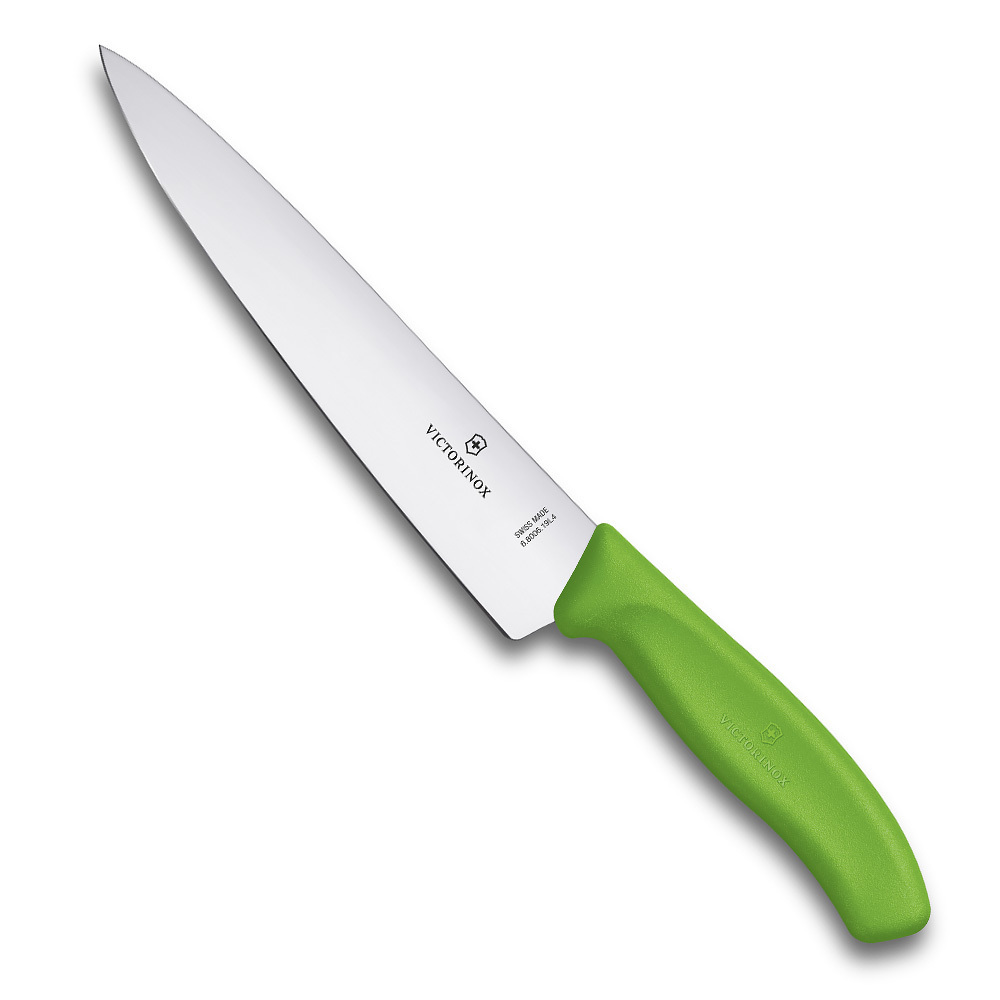 

Нож Victorinox разделочный 19 см, зеленый, в картонном блистере 6.8006.19L4B